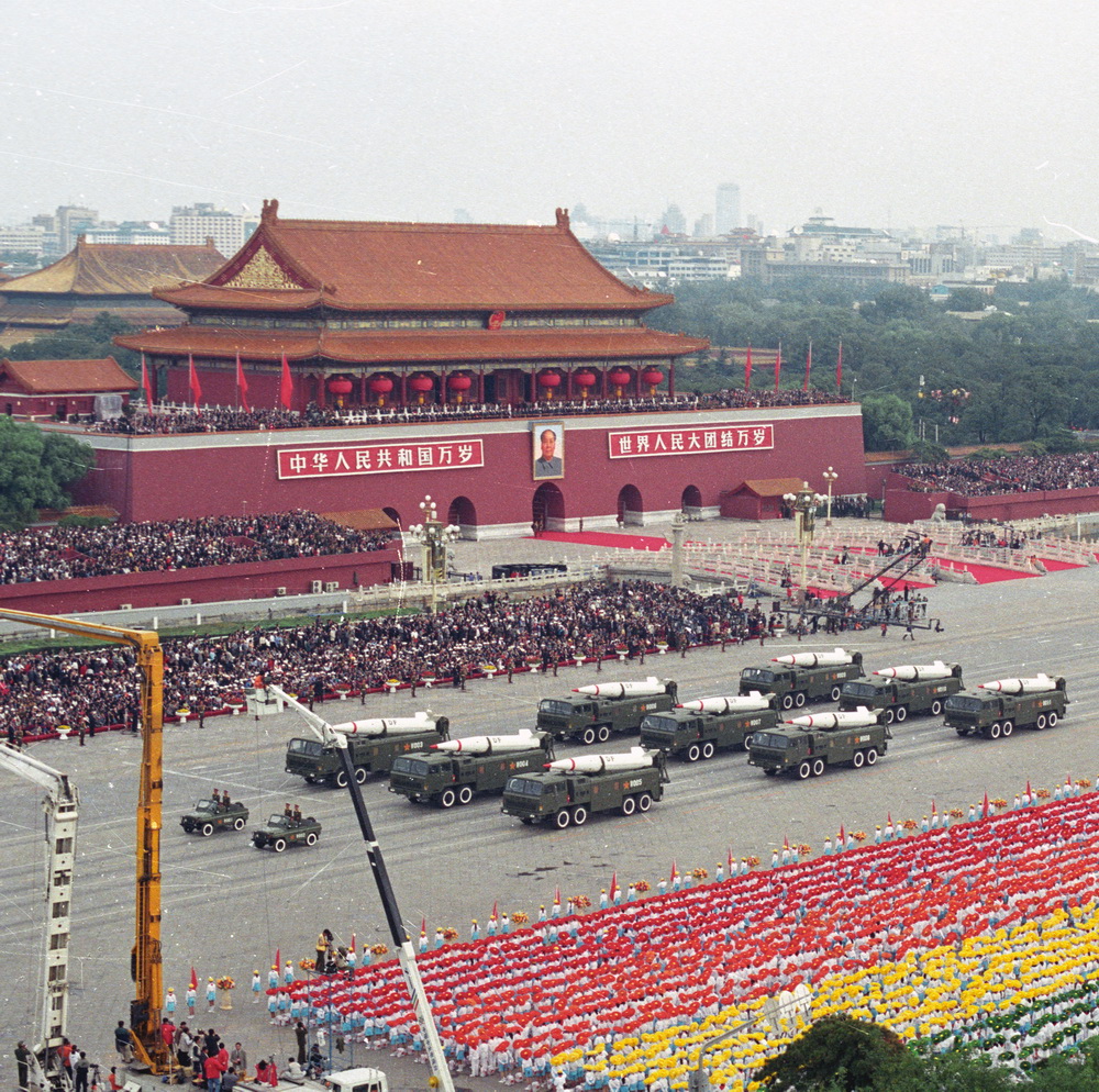 1999年国庆阅兵,第二炮兵常规地地导弹方队.(乔天富摄)