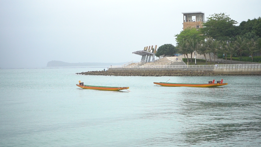 2023首屆粵港澳大灣區海上龍舟賽（深圳南澳）即將在南澳月亮灣海域舉行。南澳辦事處供圖