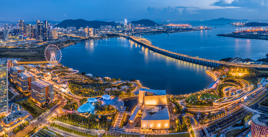 寶安位於粵港澳大灣區地理幾何中心。童艷龍攝