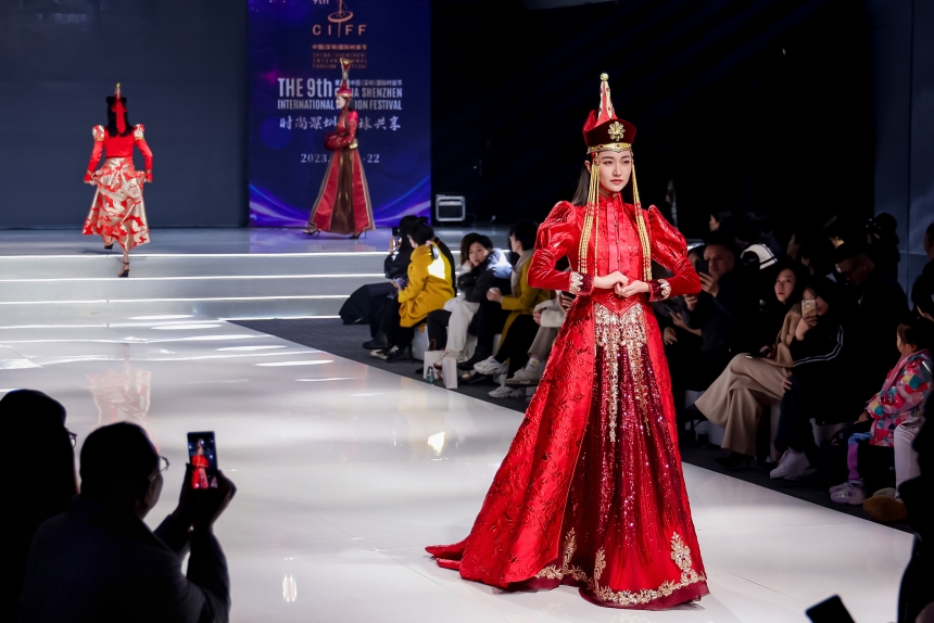 第九届中国（深圳）国际时装节开幕。主办方供图