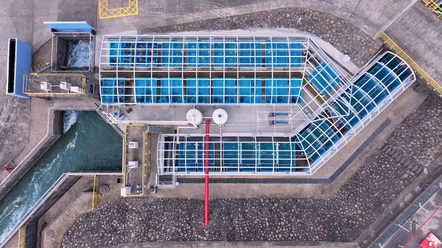 全国首个液化天然气冷能养殖示范项目位于深圳大鹏新区。广东大鹏液化天然气有限公司供图
