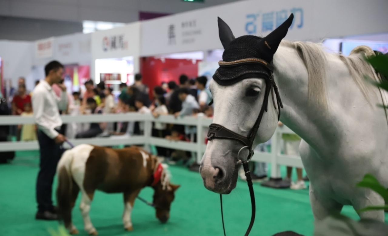 第二十届文博会首次引入马产业展览