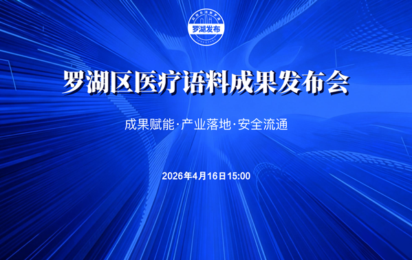 罗湖区医疗语料成果发布会