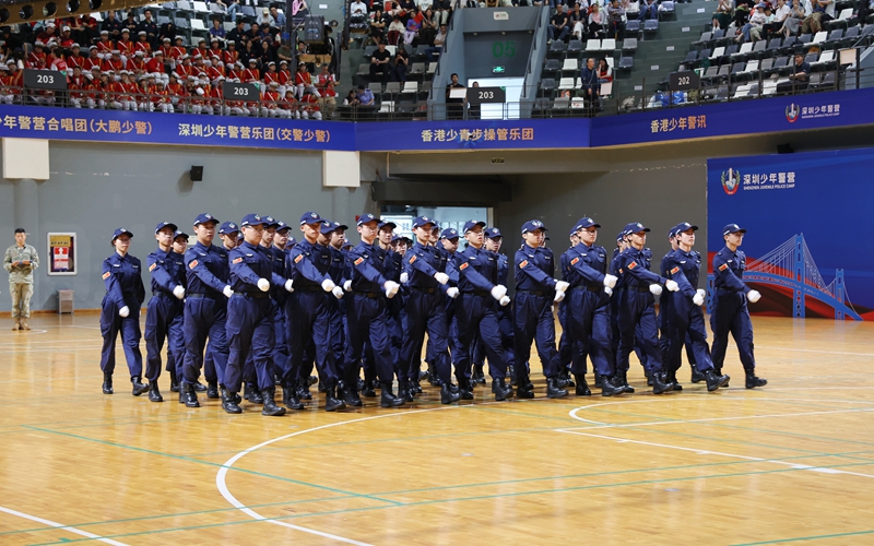 深港澳近1500名青少年制服團成員同台會操競技
