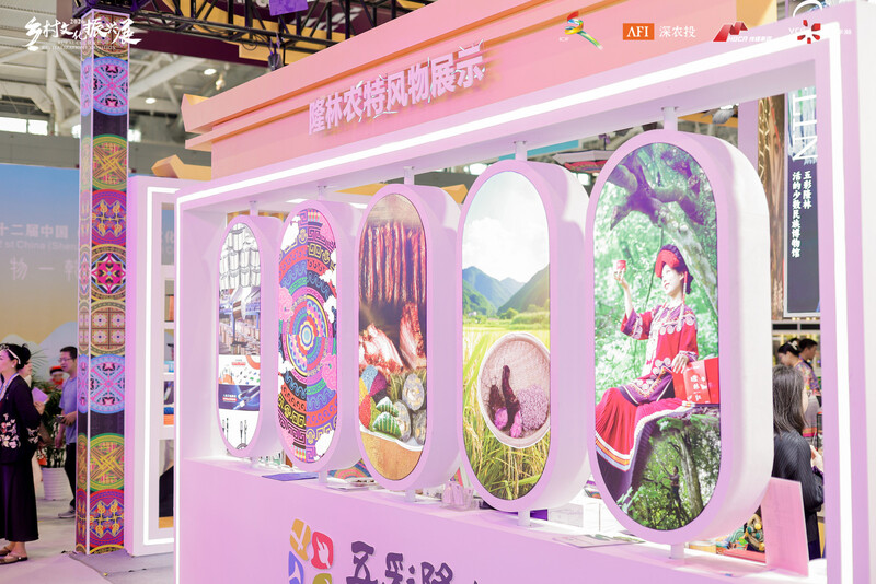 广西“五彩隆林”非遗与山野珍品闪耀文博会(图2)