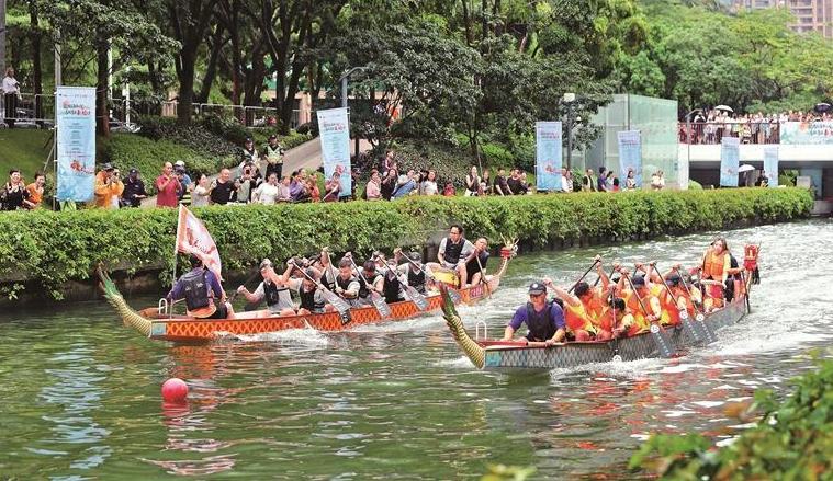 龍舟競渡深圳后海中心河
