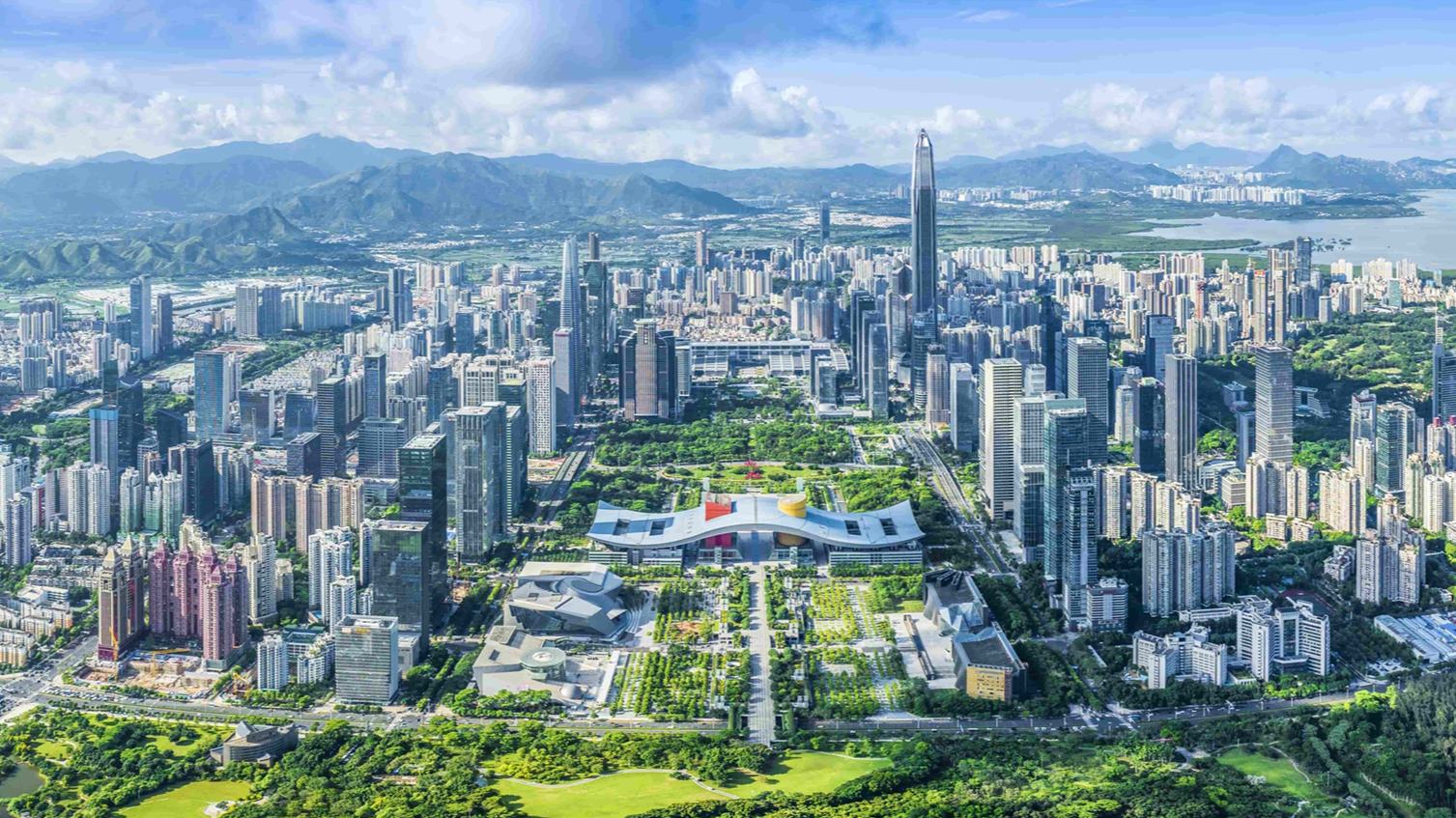 深圳山海城相拥相融