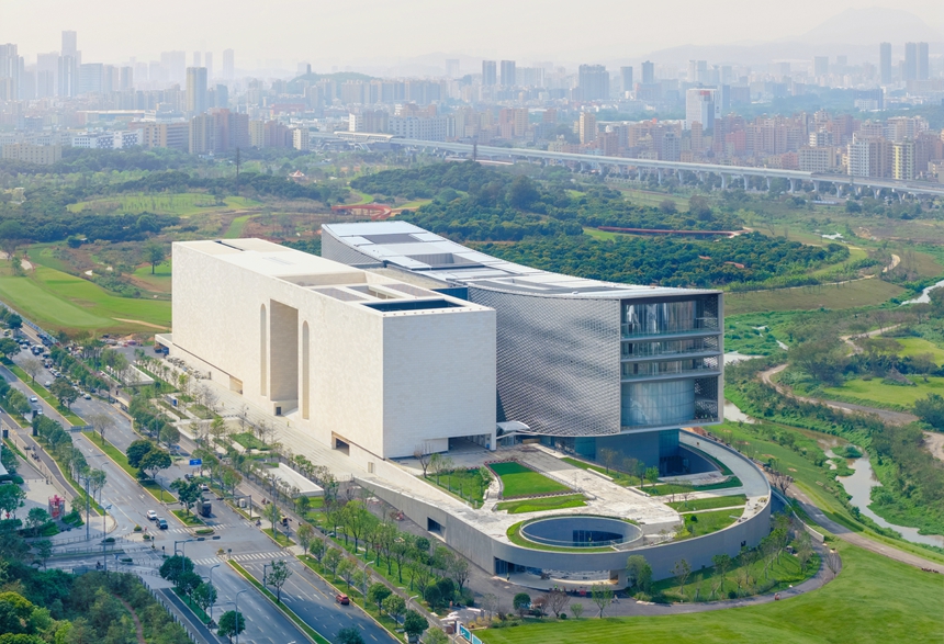 深圳国际美术馆位于光明中心区科学公园南侧。光明区委宣传部供图