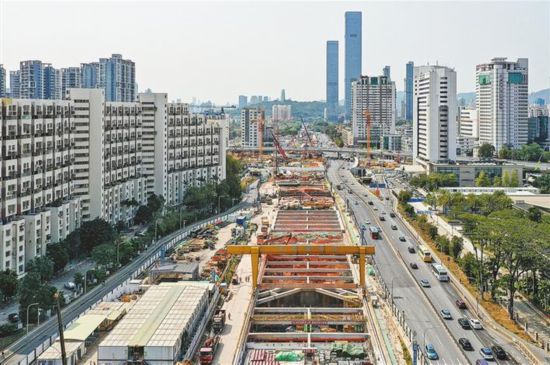 深圳黄木岗综合交通枢纽预计明年建成