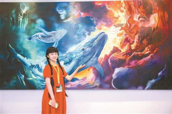13岁女生画作“破圈”进入深圳中考试题